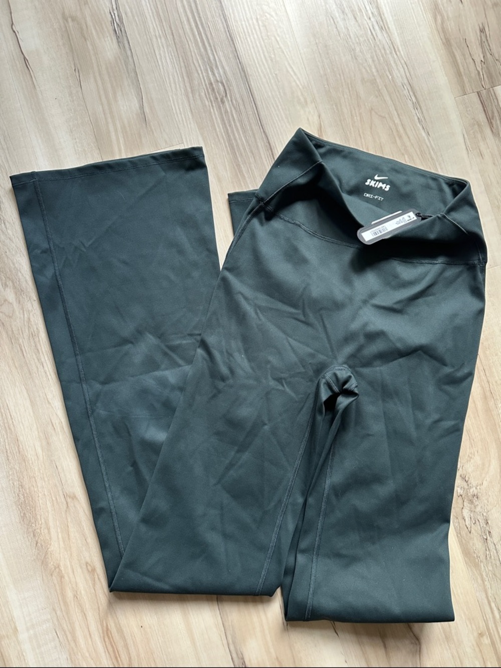 SKIMS Dark Teal Slim Flare Leggings